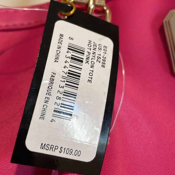 NWT Bebe Hot Barbie pink Tote Handbag - Picture 3 of 13